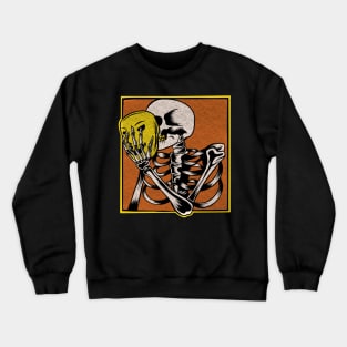 Skeleton with the mask Crewneck Sweatshirt